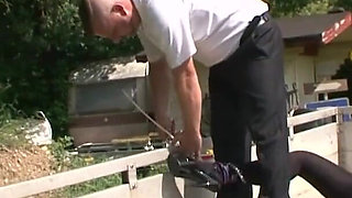 Outdoor slave girls - German BDSM