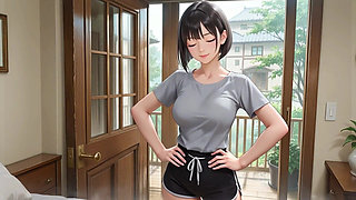 Step Sister Step Brother Alone in Home Have Morning Fun.