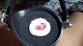 Machine for a huge portion of sperm! Super orgasm! Huge cumshot!