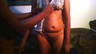 I filmed my stepdaddy with my sexy moves