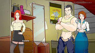 Anime hentai fun with wild cartoon fantasies