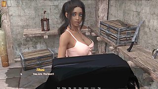 Taboo threesome with big-boobed stepmom and her stepdaughter in public