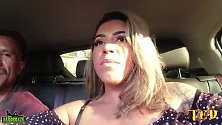 Victoria Dias Gets Messy in Public Car Sex with Rob Carvalho - Brazilian Amateur Action