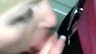 Russian Secretary Amateur Blowjob and Cum in Mouth
