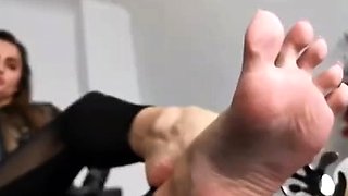 Goddess Lena - Smoking Foot