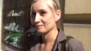 Monika: Blowjob, Amateur  Blonde Porn