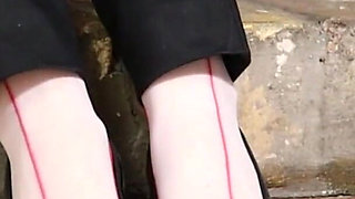 Creative Pantyhose & Birki Shoeplay