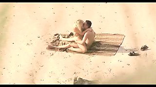 Beach voyeur shoots a beautiful blonde getting fucked hard