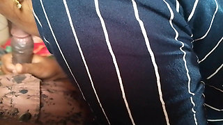 Tamil Housewife Puts Her Husband's Penis in Her Mouth and Sucks His Milk