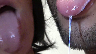 Stepmother Kissing Her Stepson After He Cums In Her Mouth