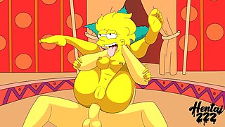 Krusty's Circus Show Creampie in Lisa's Ass