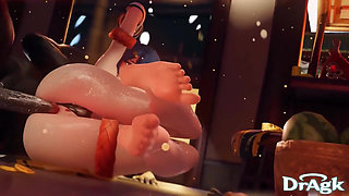 Timeskip Xiangling Gets Fucked in Her Own Kitchen Genshin Impact 3D Animation Hilichurl Alt Version