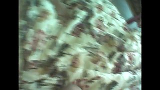Brunette sluts play in bed then share dude's tool