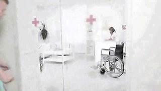 Nurse assfucked in the doctor's office