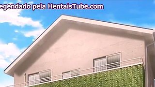 Sweet and slutty hentai schoolgirl feeds her lust for cock