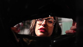 Confined in Latex Sack POV