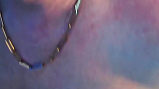 Click for Gif Kat-licious Sexy Dance in Denim Tank Top & White Short Skirt- Stripping Down