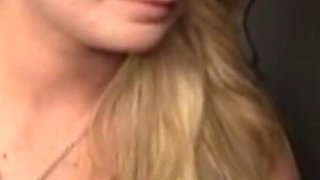 Blonde Excitedly Turned on with Gloryhole Confession