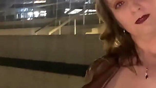 Showing My Boobs on the Street