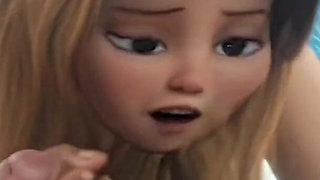 Indian Couple with Cartoon Mask Hindi