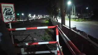 Public Sex on the Street Outdoors Caught Fucking by Police Bus Voyeurs and Trains