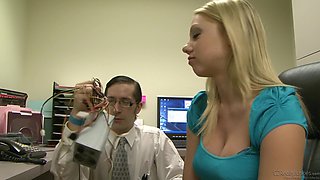 Forbidden Office Heat with John Henry's Blonde Charm