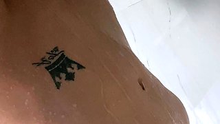 Amateur striptease and Solo masturbation