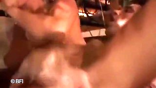 Big Boobed Old-time Milf Gets Ass Fuck 3some