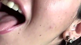 Family Routine - Unfaithful Woman Constantly Fucks with Anyone in Front of Her Cuckold Husband - How She Loves Cum in Her Mouth