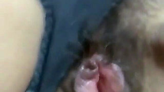 Enjoying Stepmom's Big Hairy Pussy After Fucking
