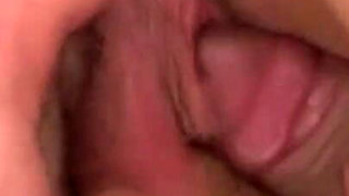 Horny brunette gets banged by three guys