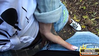 Real German MILF public fucked outdoor in POV by sex date