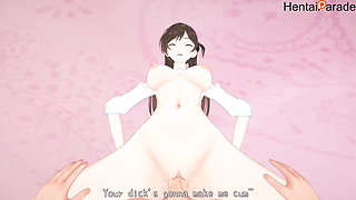Cumming in Mizuhara Chizuru Pussy Kanojo Okarishimasu Hentai Uncensored