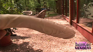 Multiple Toys Make Triniti Get off Huge Outdoors