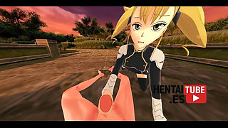 Kaiju N8 Hentai - Kikoru Shinomiya Handjobjob and Fucked at Cowgirl POV - Asian Japanese Manga Anime Hentai 3D Porn