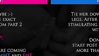 Masked Fantasy Game Part No.3 She Has to Orgasm in 5,24 Min. Whilesteadily Stimulated Clit and Ass