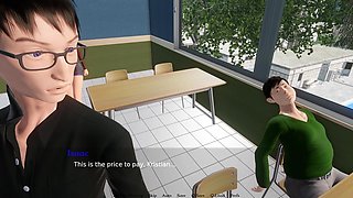 Ebony Teen Blows Fat White Loser-bound by Lust #5- Gameplay