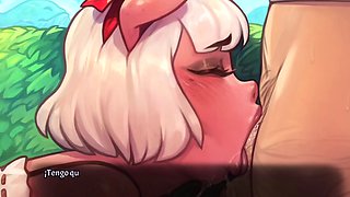 Princess gives amazing blowjobs in my pig princess visual novel