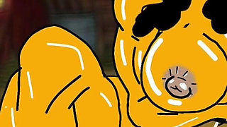 Redneck's Wife. Cartoon. Animation