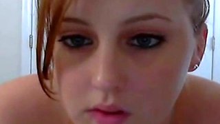 Chubby Glasses Girl on Webcam