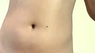 Cute amateur brunette naughty in solo jerking show on camera