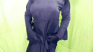 Dirty audio of Indian burqa-clad couple having sex with housewife