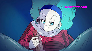 Bulma From Dragon Ball Z Suck Cock With Passion ( Parody Anime )