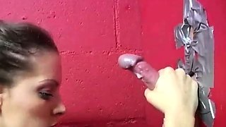 Glory hole blowjob amateur passionate bj
