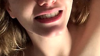 Real amateur teen giving brain POV and she cant have enough