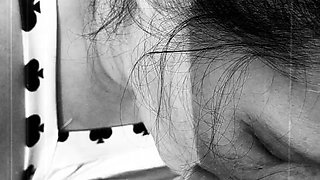 The Pictures Black and White She Sucks That Cock with All Her Fucking Might Cum Guzzler