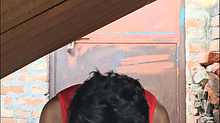 Desi village butiful sali ko jija ne छत pe pela