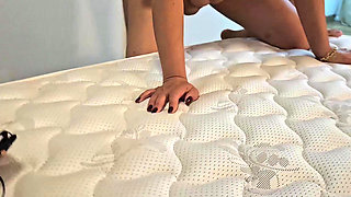 Cuckold Sign, Moaning Wife, Hot Sitting on 23 Year Old Cock