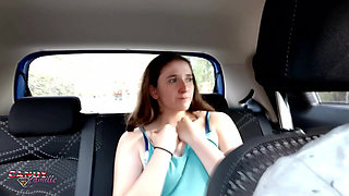 My Taxi Trip Flashing My Boobs and Touching Myself