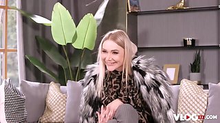 Perky Soothes Her Pussy With Rough Couch Sex - Venera Maxima